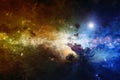 Nebula, deep space Royalty Free Stock Photo