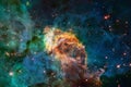 Nebula and galaxies in space. Elements of this image furnished by NASA Royalty Free Stock Photo