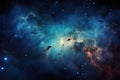 Nebula and galaxies in space. Elements of this image furnished by NASA, A breathtaking image of a vast galaxy at night, with a Royalty Free Stock Photo