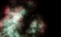 Nebula Gas Cloud Or Star Nursery. Outer Space, Cosmic Art Royalty Free Stock Photo