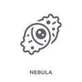 Nebula icon from Astronomy collection.