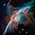 Nebula illustration Artificial intelligence artwork generated Royalty Free Stock Photo