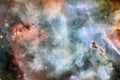 Nebula an interstellar cloud of star dust. Outer space image. Elements of this image furnished by NASA Royalty Free Stock Photo