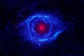 A nebula that looks like an eye. Elements of this image furnished by NASA Royalty Free Stock Photo