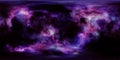 Nebula and Stars in Outer Space 360 Degree Environment Panorama