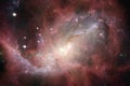 Nebulae an interstellar cloud of star dust. Elements of this image furnished by NASA Royalty Free Stock Photo