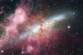 Nebulae and stars in deep space. Cosmic art, science fiction wallpaper. Elements of this image furnished by NASA Royalty Free Stock Photo