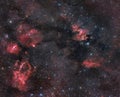 Nebulosity in the Cepheus Constellation Royalty Free Stock Photo