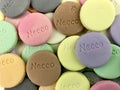 Necco wafers filling the frame