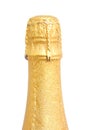 Neck of champagne bottle Royalty Free Stock Photo