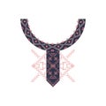 Neck design in ethnic style for fashion