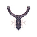 Neck design in ethnic style for fashion