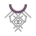 Neck design in ethnic style for fashion