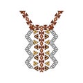 Neck design in ethnic style for fashion