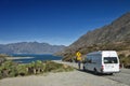 The Neck, viewpoint of Lake Wanaka and Lake Hawea, New Zealand at their closest point