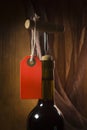 The neck of a wine bottle Royalty Free Stock Photo