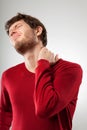 Neckache Royalty Free Stock Photo