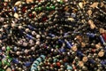 necklace collection mineral background