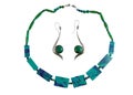 Necklace and earrings Royalty Free Stock Photo
