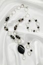 Necklace, earrings and bracelet Royalty Free Stock Photo