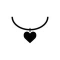 Necklace icon flat vector template design trendy Royalty Free Stock Photo