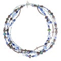 Necklace from lapis lazuli and sodalite stones
