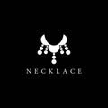 Necklace logo vector Royalty Free Stock Photo