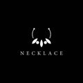 Necklace logo vector