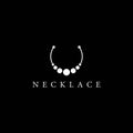 Necklace logo vector Royalty Free Stock Photo