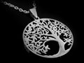Necklace, Pendant for Women - Symbol Tree of Life - Stainless Steel