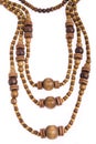Necklace of wooden