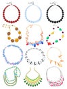 Necklaces Royalty Free Stock Photo