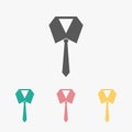 Necktie icon, tie, businessman, cloth, accessory