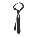 Necktie icon, simple style Royalty Free Stock Photo