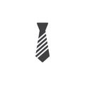 Necktie icon vector