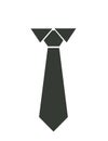 Necktie icon vector illustration