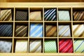 Necktie shop Royalty Free Stock Photo
