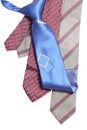 Neckties isolated on white background. Royalty Free Stock Photo