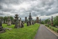 Necropolis, Glasgow, Scotland, UK, cemetery Royalty Free Stock Photo