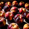 Nectarine fresh raw organic fruit