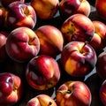 Nectarine fresh raw organic fruit