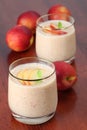 Nectarine milk shake