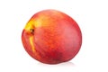 Nectarine peach fruit isolated on white background. Organic peach. File contains clipping path Royalty Free Stock Photo