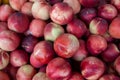 Nectarine, Prunus persica, smooth-skinned peach sold at the city market