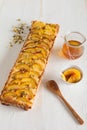 Nectarine tart Royalty Free Stock Photo