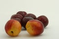 Nectarines and plums Royalty Free Stock Photo