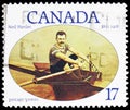 Ned Hanlan oarsman, Famous Canadians 1980 serie, circa 1980