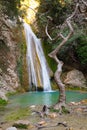 Neda Waterfall in Greece Royalty Free Stock Photo