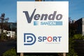 Neder-Over-Heembeek, Brussels, Belgium : The Vendo vending machine and d and d sport company