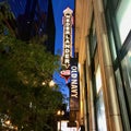Nederlander Theatre sign, W. Randolph Street, Chicago, Illinois